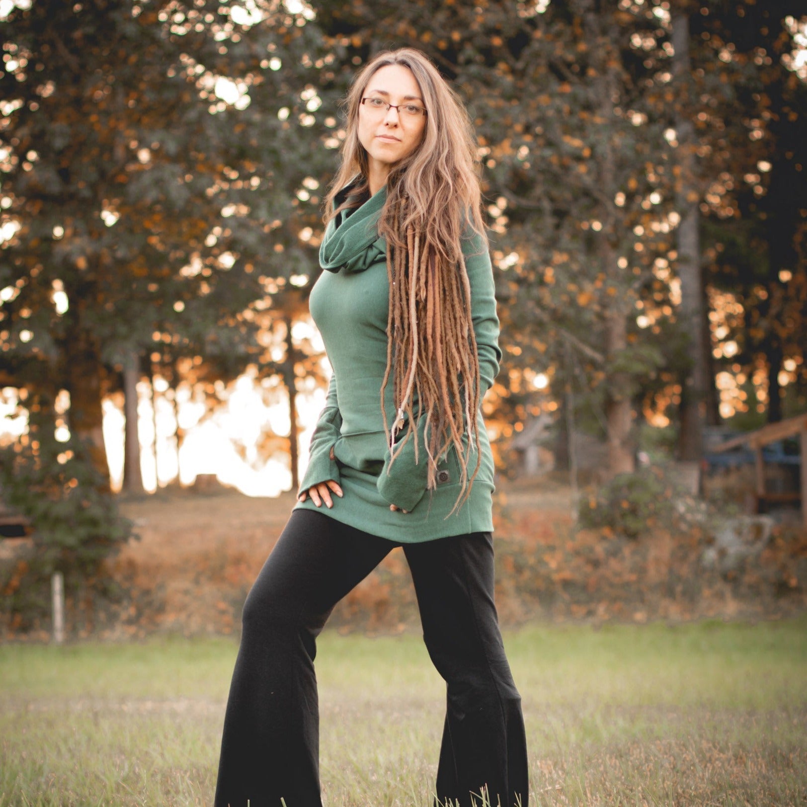 Goddess Sweater Pine Green