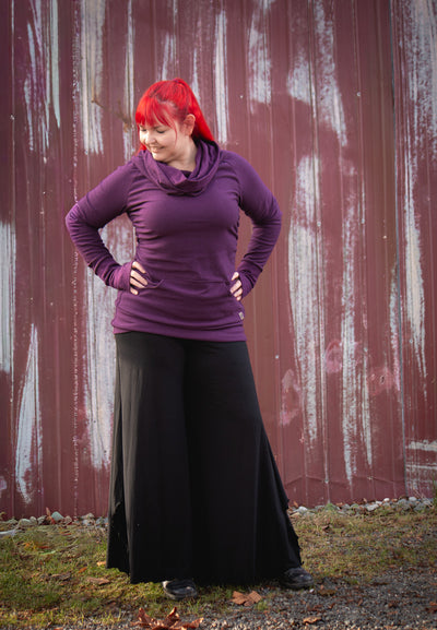 Goddess Sweater - Plum Purple