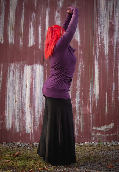 Goddess Sweater - Plum Purple