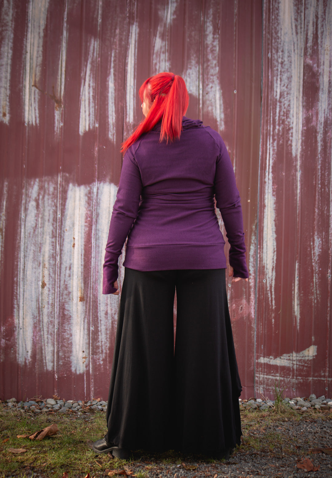 Goddess Sweater - Plum Purple