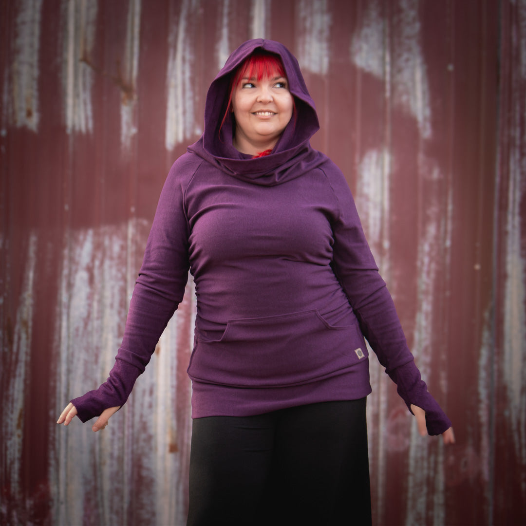 Goddess Sweater - Plum Purple