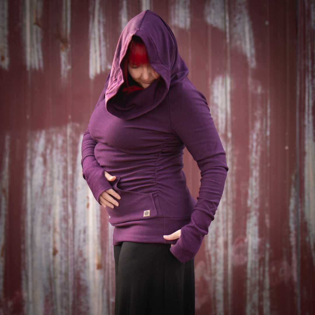 Goddess Sweater - Plum Purple