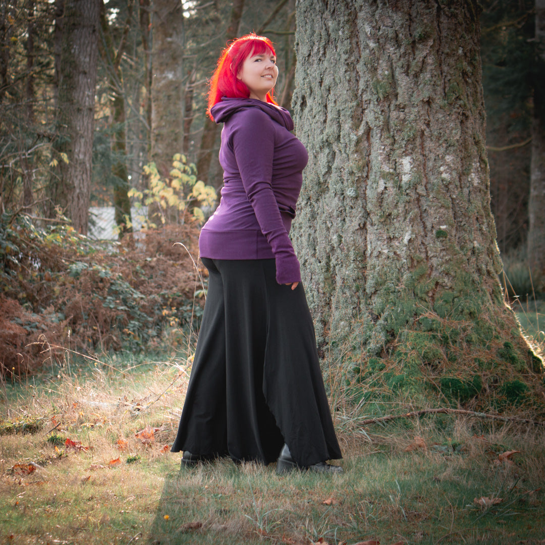 Goddess Sweater - Plum Purple