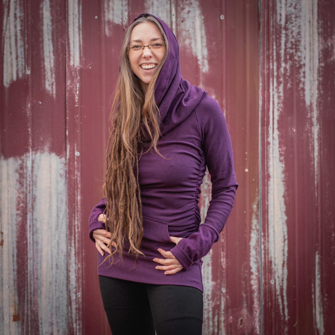 Goddess Sweater - Plum Purple