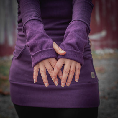 Goddess Sweater - Plum Purple