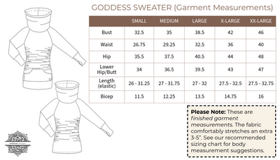 Goddess Sweater - Plum Purple