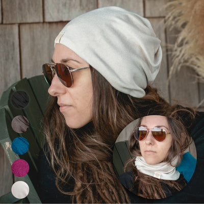 LUX 6 in 1 Twisted Slouchy Hat