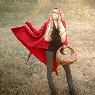 All Wrapped Up Jacket - Scarlet