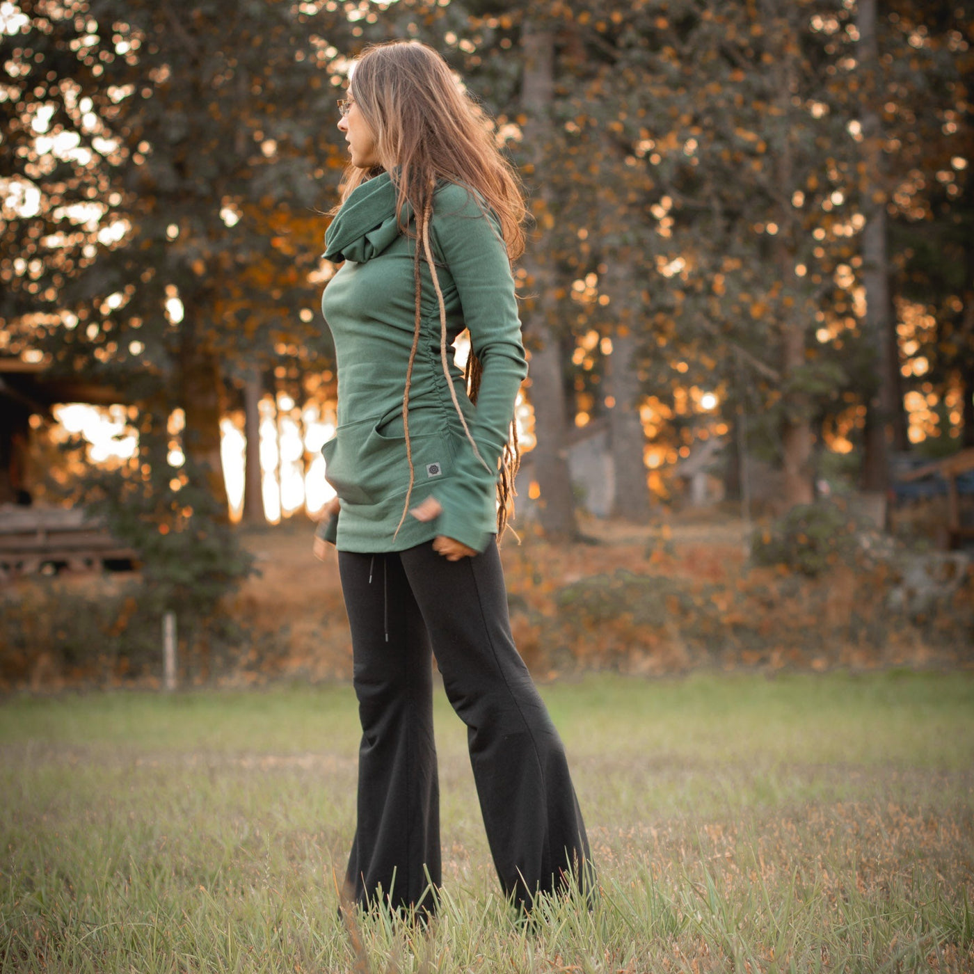 Goddess Sweater - Pine Green