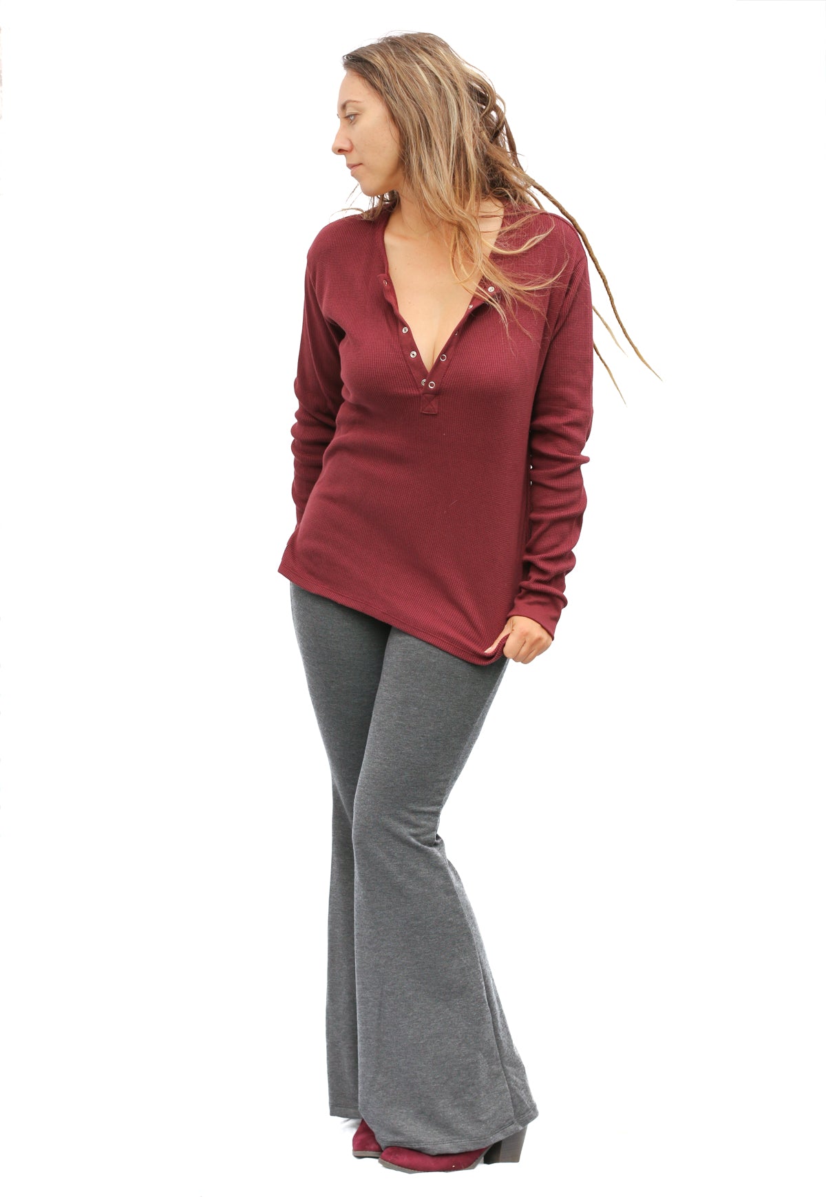 Boyfriend and Steal My Boyfriend's Top - Maroon